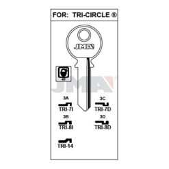 Llave en bruto JMA TRI-7D – vista agrupada