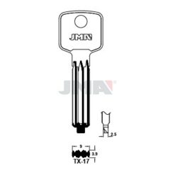 Llave en bruto JMA TX-17