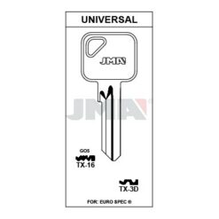 Llave en bruto JMA TX-3D – vista agrupada