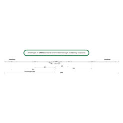 GU Secury R4 | Cerradura multipunto | 4 rodillos, accionada por manilla | Ejes 72 mm