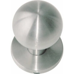 Pomo de puerta HDD B 50 con roseta | Inox