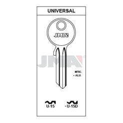 Llave en bruto JMA U-15D – vista agrupada