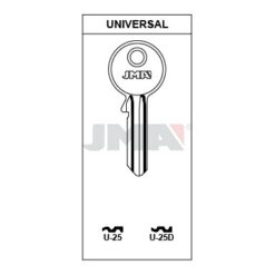 Llave en bruto JMA U-25D – vista agrupada