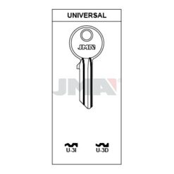 Llave en bruto JMA U-3D – vista agrupada