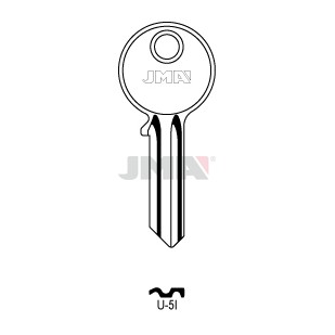 Llave en bruto JMA U-5I