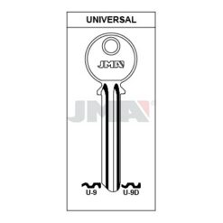 Llave en bruto JMA U-9D – vista agrupada