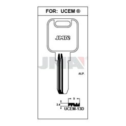 Llave en bruto JMA UCEM-13D – vista agrupada