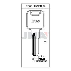 Llave en bruto JMA UCEM-20D – vista agrupada
