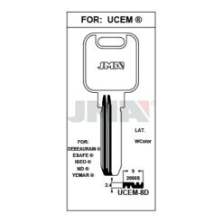 Llave en bruto JMA UCEM-8D – vista agrupada