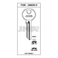 Llave en bruto JMA UN-45D – vista agrupada