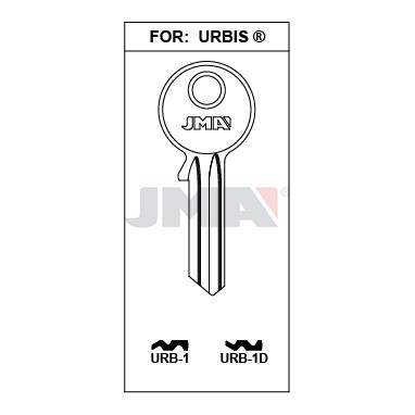 Llave en bruto JMA URB-1 – vista agrupada