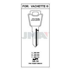 Llave en bruto JMA VA-16 – vista agrupada