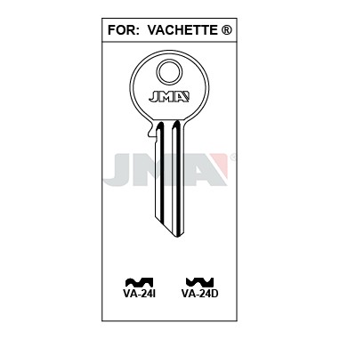 Llave en bruto JMA VA-24I – vista agrupada
