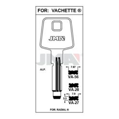 Llave en bruto JMA VA-27 – vista agrupada