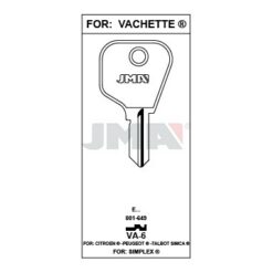 Llave en bruto JMA VA-6 – vista agrupada