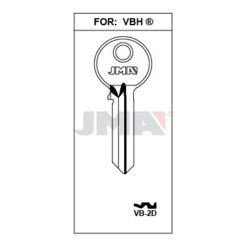 Llave en bruto JMA VB-2D – vista agrupada
