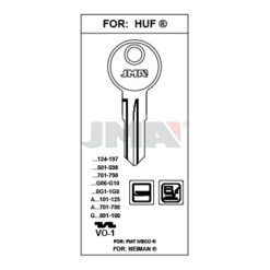 Llave en bruto JMA VO-1 – vista agrupada