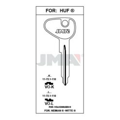 Llave en bruto JMA VO-K – vista agrupada