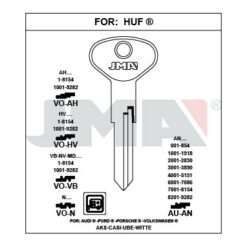 Llave en bruto JMA VO-N – vista agrupada