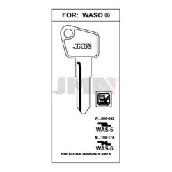 Llave en bruto JMA WAS-5 – vista agrupada