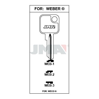Llave en bruto JMA WEB-2 – vista agrupada