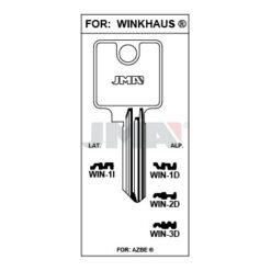Llave en bruto JMA WIN-3D – vista agrupada
