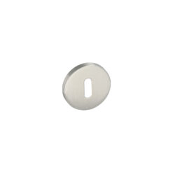 Roseta Wigo con apertura para llave de gorja, redonda - Inox - Por par