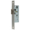 Wilka 038F | Cerradura de paso (solo resbalón) con manilla | Frente inox