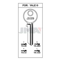 Llave en bruto JMA YA-28 – vista agrupada