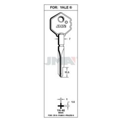 Llave en bruto JMA YA-4X – vista agrupada