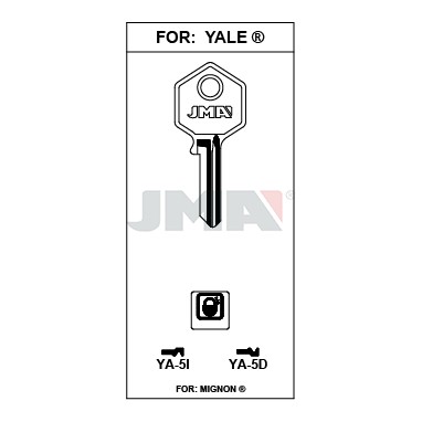 Llave en bruto JMA YA-5I – vista agrupada