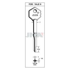Llave en bruto JMA YA-5X – vista agrupada