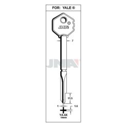 Llave en bruto JMA YA-6X – vista agrupada