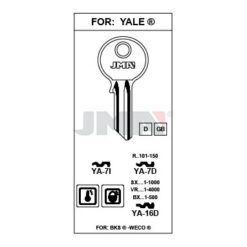 Llave en bruto JMA YA-7I – vista agrupada