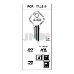 Llave en bruto JMA YA-8D – vista agrupada