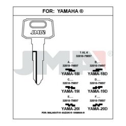 Llave en bruto JMA YAMA-20D – vista agrupada
