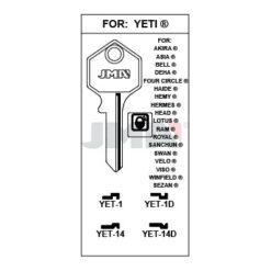 Llave en bruto JMA YET-1D – vista agrupada