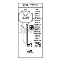 Llave en bruto JMA YET-2 – vista agrupada