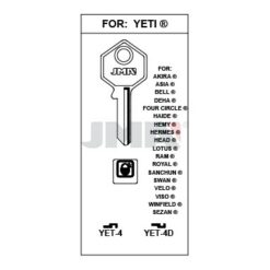 Llave en bruto JMA YET-4D – vista agrupada