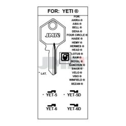 Llave en bruto JMA YET-6 – vista agrupada