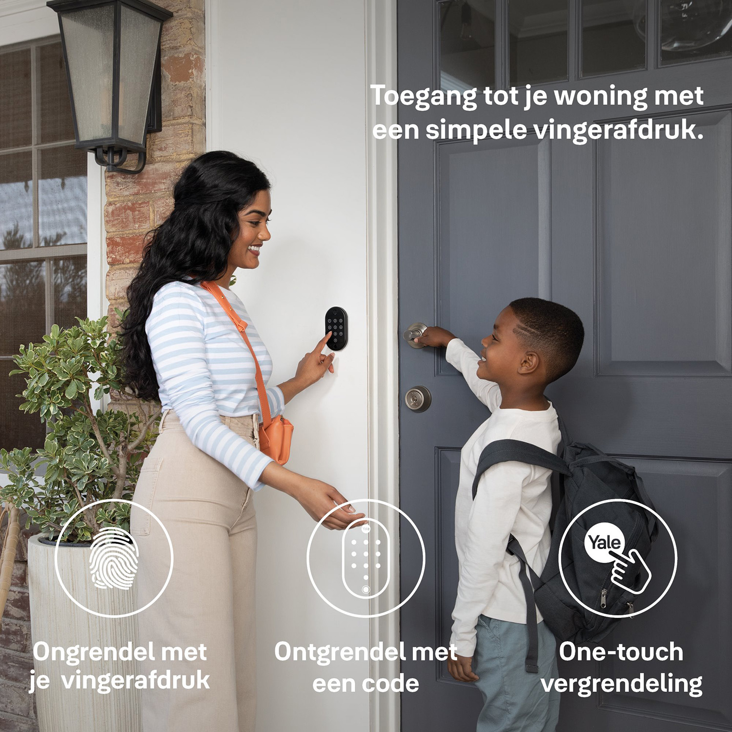 Yale Smart Keypad 2 con lector de huella dactilar - En uso