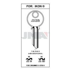 Llave en bruto JMA ZE-5D – vista agrupada