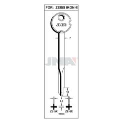 Llave en bruto JMA ZE-6X – vista agrupada