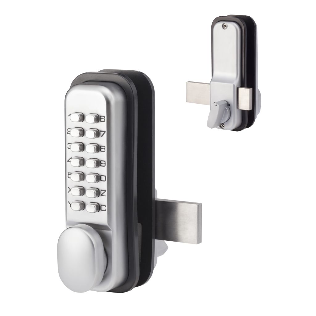 Maasland NK2500 | Cerradura de código mecánica | Aluminio | Teclado a un lado