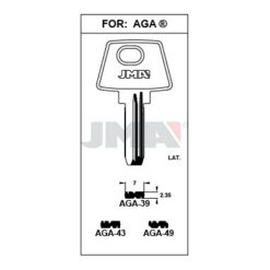 Llave en bruto JMA AGA-39 – vista agrupada