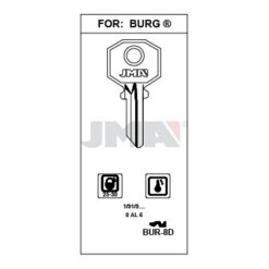 Llave en bruto JMA BUR-8D – vista agrupada