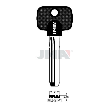 Llave en bruto JMA MU-3.P1