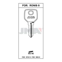 Llave en bruto JMA RO-45 – vista agrupada