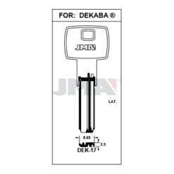 Llave en bruto JMA DEK-17 – vista agrupada