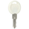 Llave maestra Siso 14.04.123-5 cerradura de combinación funda blanca